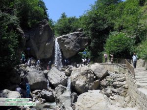 نمایی از آبشار کوشم ماسوله